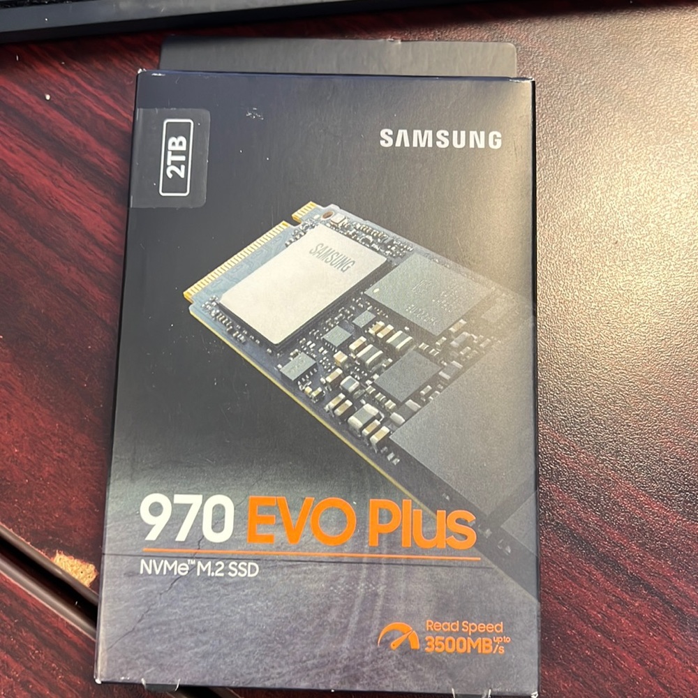 NEW SAMSUNG 970 EVO plus 2TB